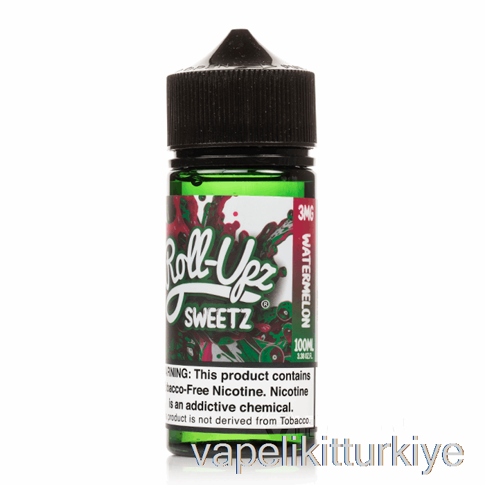 Vape Elektronik Sigara Karpuz Yumruk - Meyve Suyu Roll-upz - 100ml 0mg
